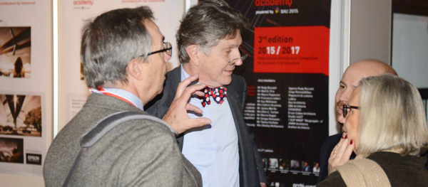 Lef to right: Mr Yves Besançon, Mr Philippe Samyn, Mr Juan Manuel Herranz, Mrs Marie-Claire Regniers