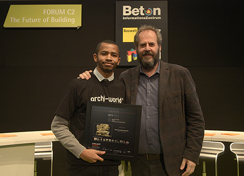 Mr Mario Cucinella and Student Wallison Caetano