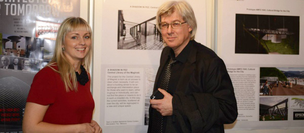 Mrs Diana Yazvenka of Archi-Europe and Mr Sergey Romanov taking part in Archi-World Academy Awards 3