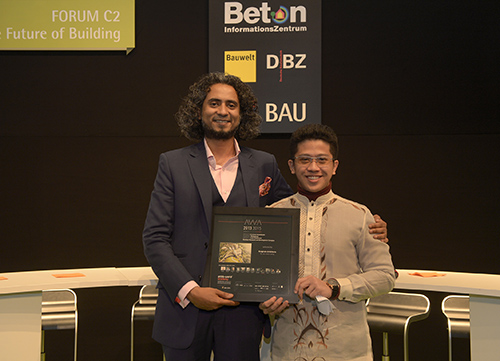 Mr Madhav Raman and Student Christian Salandanan