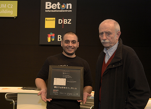 Mr Thomas Herzog and Student Cataldo Ancona