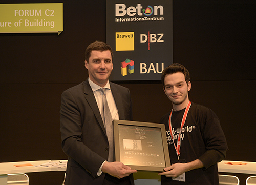 Mr Jacques Allard and Student Kutay Biberoğlu
